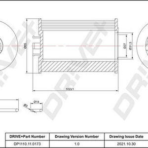 Olejový filtr DRIVE DP1110.11.0173