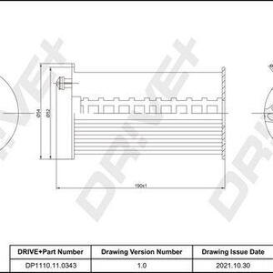 Olejový filtr DRIVE DP1110.11.0343