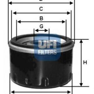 Olejový filtr UFI 23.259.00