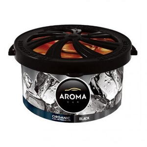 Osvěžovač AROMA CAR ORGANIC 40g, Vůně BLACK  amFAL038