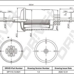 Palivový filtr DRIVE DP1110.13.0021
