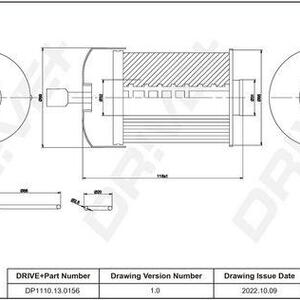 Palivový filtr DRIVE DP1110.13.0156