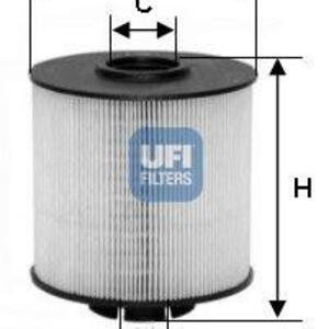 Palivový filtr UFI 26.017.00