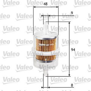 Palivový filtr VALEO 587013