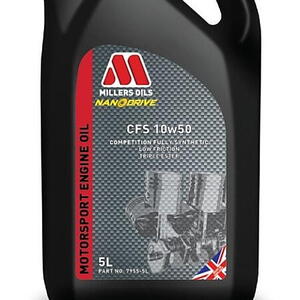 Plně syntetický motorový olej Nanodrive Millers Oils CFS 10w50 5 L 62535 (Akční komplet vý