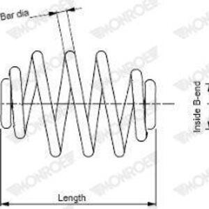 Pružina podvozku MONROE SN3993