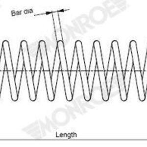 Pružina podvozku MONROE SP4378