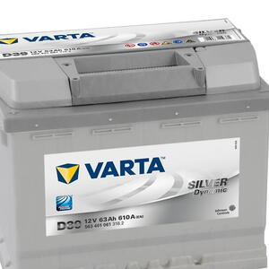 VARTA - Clarios Czech spol. s r.o. Varta Silver Dynamic 63AH 610A, 563401, D39