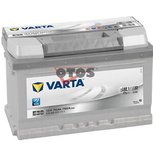 VARTA - Clarios Czech spol. s r.o. Varta Silver Dynamic 74AH 750A, 574402, E38