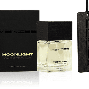 Vůně do auta Veniss Moonlight - sada, parfém 50 ml a přívěšek