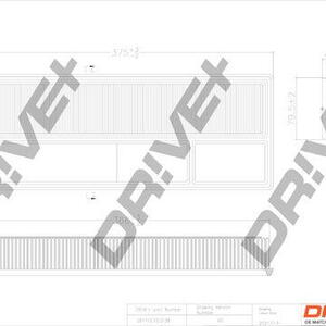 Vzduchový filtr DRIVE DP1110.10.0138