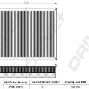 Vzduchový filtr DRIVE DP1110.10.0213