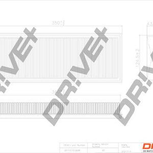 Vzduchový filtr DRIVE DP1110.10.0698