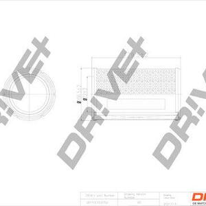 Vzduchový filtr DRIVE DP1110.10.0752