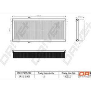 Vzduchový filtr DRIVE DP1110.10.0800