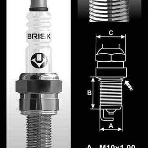 Zapalovací svíčka Brisk AR10C řada Super pro motorku