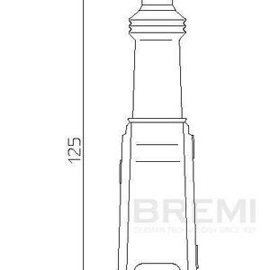 Zástrčka, zapalovací svíčka BREMI 13202/1-BREMI