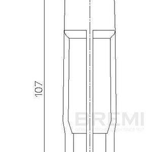 Zástrčka, zapalovací svíčka BREMI 13343/2-BREMI
