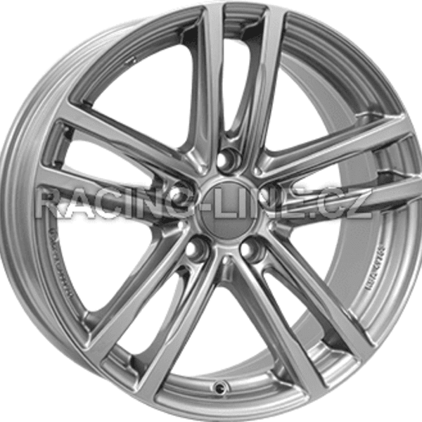 Alu kola ALUTEC X10, 18x8 5x120 ET34, šedivá lesklá