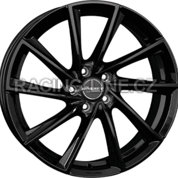 Alu kola BORBET VTX, 18x8 5x112 ET44, černá lesklá