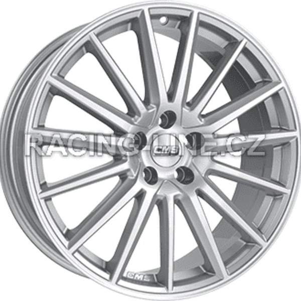 Alu kola CMS C23, 16x6.5 4x100 ET37, stříbrná