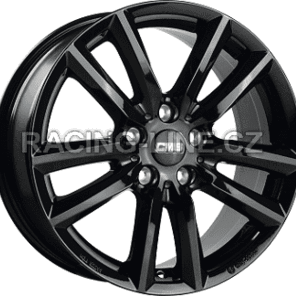 Alu kola CMS C27, 18x7.5 5x112 ET49, černá lesklá (zátěžová)