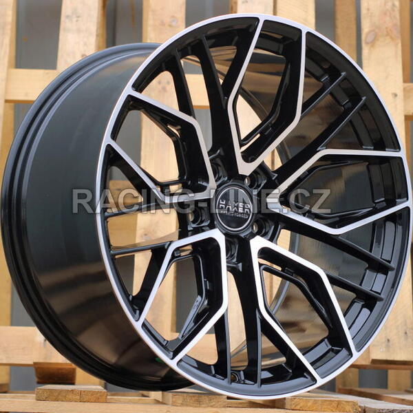 Alu kola Haxer HX015F, 20x10.5 5x112 ET20, černá + leštění