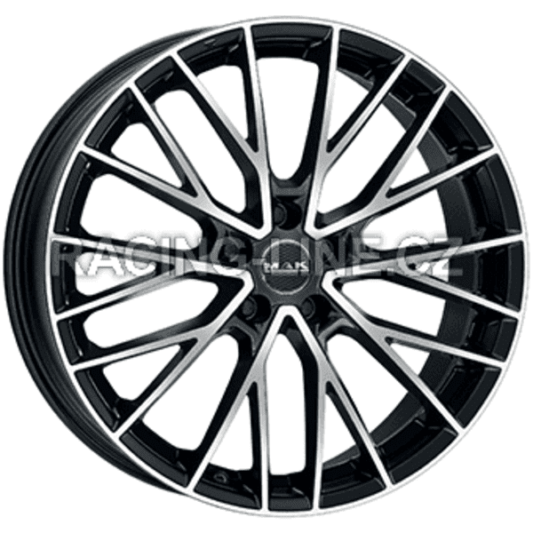 Alu kola MAK SPECIALE, 20x8.5 5x114.3 ET40, černá lesklá + leštění (zátěžová)