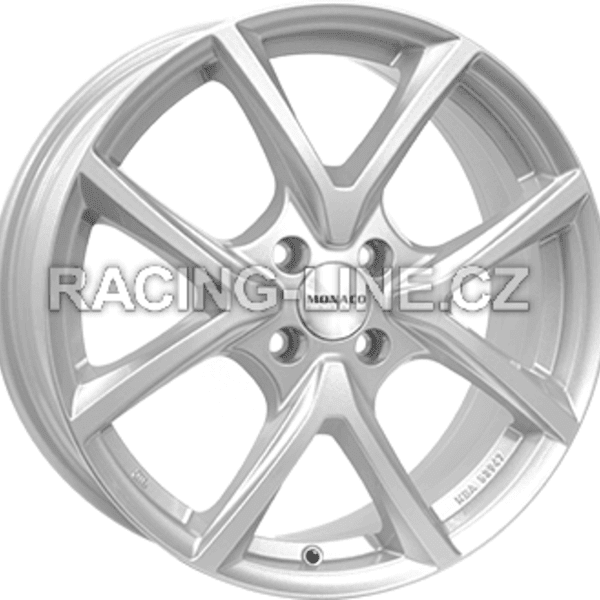 Alu kola MONACO WHEELS 2 CL2, 16x6.5 4x100 ET40, stříbrná