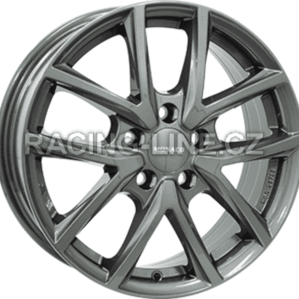 Alu kola MONACO WHEELS 2 CL2, 16x6.5 5x100 ET40, tmavě šedivá