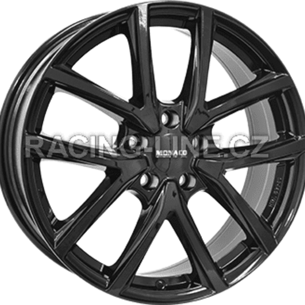 Alu kola MONACO WHEELS 2 CL2, 18x7.5 5x108 ET45, černá lesklá