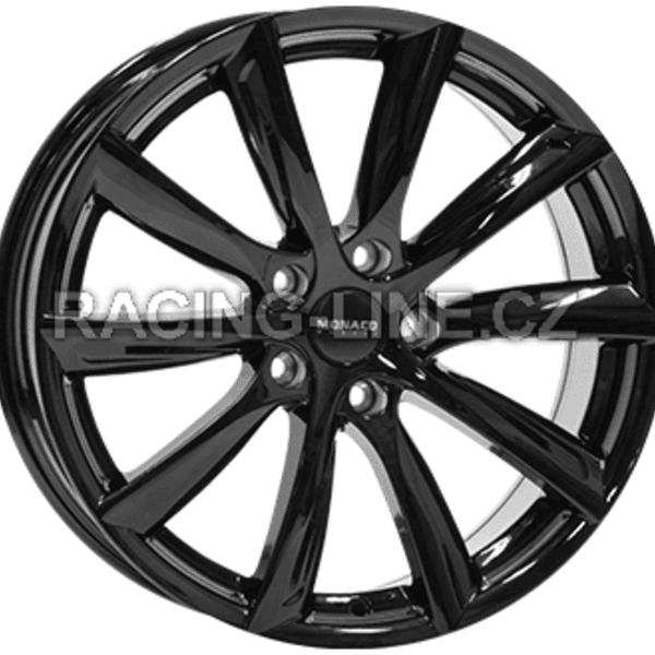 Alu kola MONACO WHEELS GP6, 18x8 5x112 ET45, černá lesklá