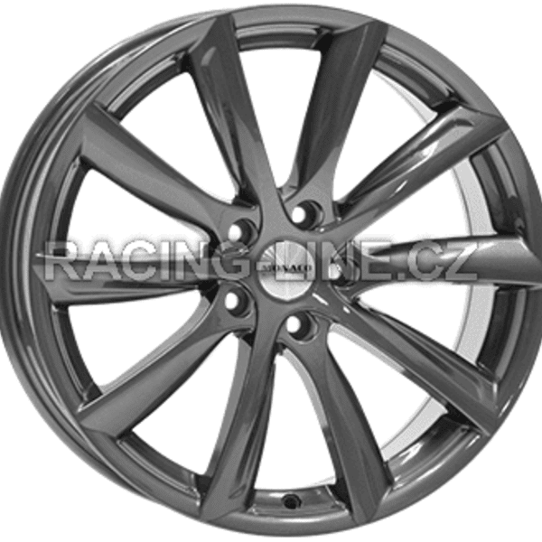 Alu kola MONACO WHEELS GP6, 19x8.5 5x114.3 ET40, tmavě šedivá