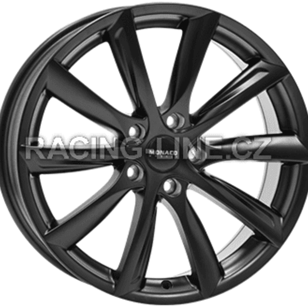 Alu kola MONACO WHEELS GP6, 20x9 5x114.3 ET40, černá matná (zátěžová)