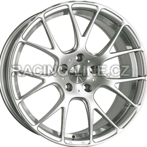 Alu kola MONACO WHEELS MIRABEAU, 18x8 5x120 ET35, stříbrná + leštění