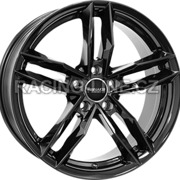 Alu kola MONACO WHEELS RR8M, 19x8.5 5x112 ET35, černá lesklá