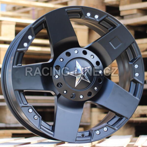 Alu kola Racing Line A5187, 18x9 10x120 ET-12, černá matná