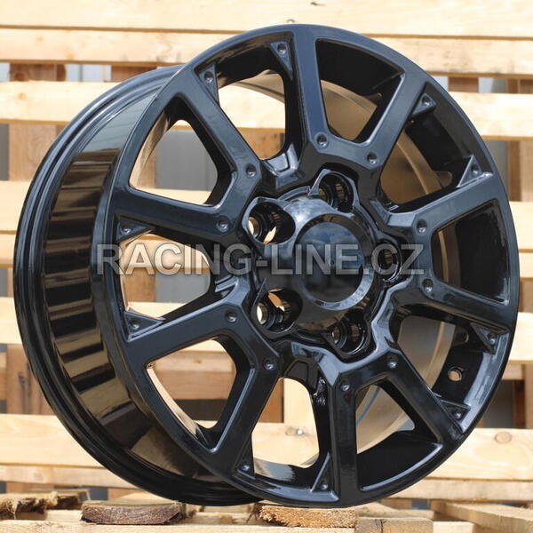 Alu kola Racing Line B1380, 18x8 5x150 ET60, černá lesklá (zátěžová)