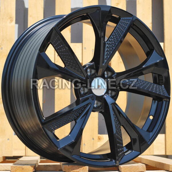 Alu kola Racing Line B1566, 18x8 5x112 ET40, černá lesklá