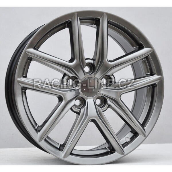 Alu kola Racing Line B5221, 17x7.5 5x114.3 ET40, černá metalíza