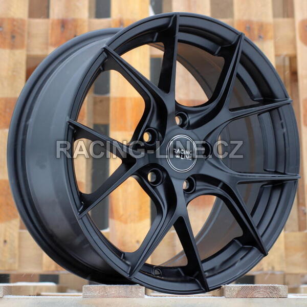 Alu kola Racing Line B5713, 16x7 5x108 ET44, černá matná