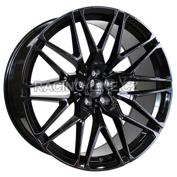 Alu kola Racing Line B5771, 22x10.5 5x112 ET43, černá lesklá