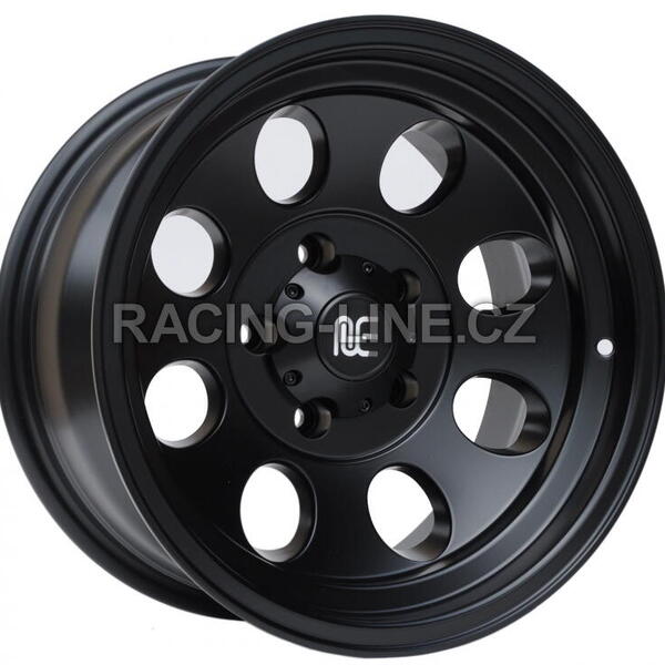 Alu kola Racing Line BY997, 16x8 5x127 ET-25, černá matná