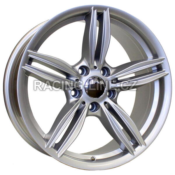 Alu kola Racing Line E493, 18x9 5x120 ET35, stříbrná