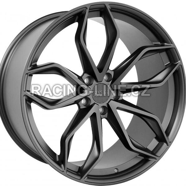 Alu kola Racing Line HX011, 22x10 5x120 ET40, černá matná