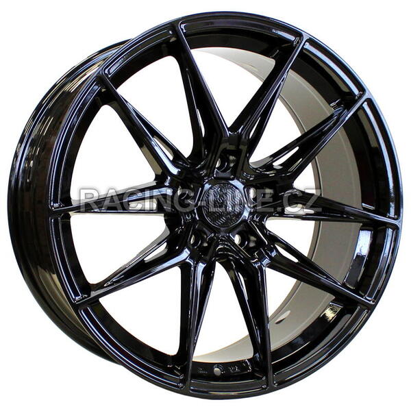 Alu kola Racing Line HX036, 21x10.5 5x112 ET40, černá lesklá