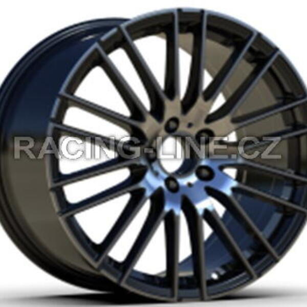 Alu kola Racing Line I0341, 19x8.5 5x112 ET40, černá + leštění