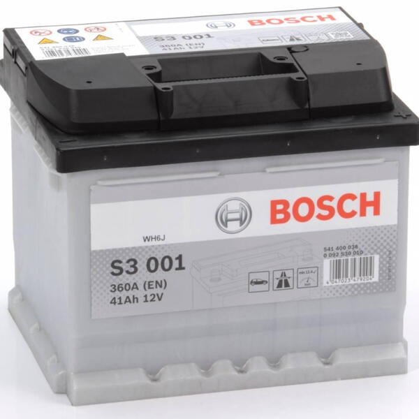 Autobaterie BOSCH S3 12V 41Ah 360A EN 0092S30010