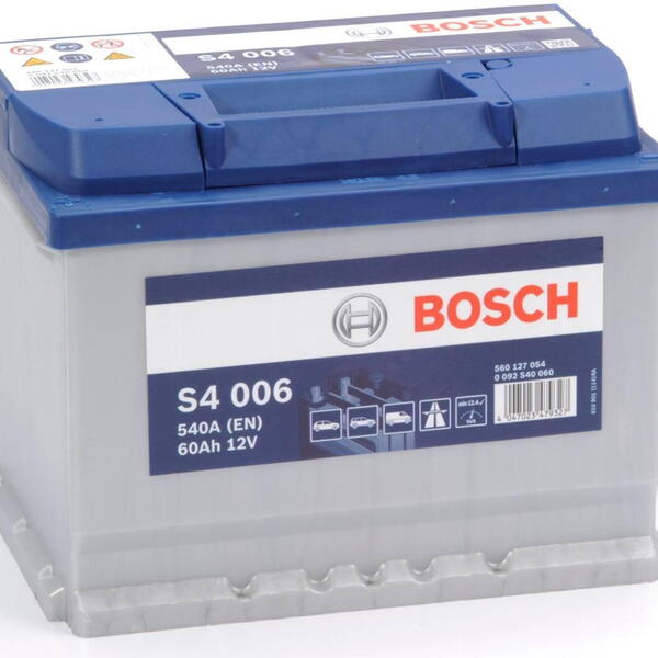 Autobaterie BOSCH S4 12V 60Ah 540A EN Levá 0092S40060