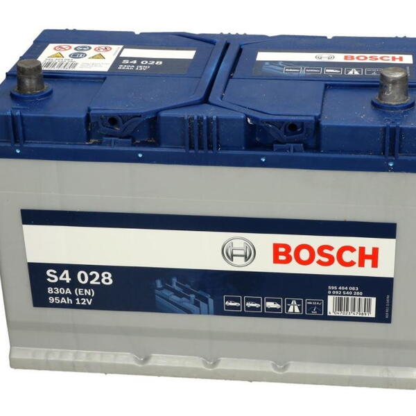 Autobaterie BOSCH S4 12V 95Ah 830A EN ASIA 0092S40280